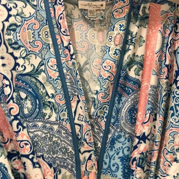 IN BLOOM NIGHTGOWN & ROBE 2-Piece Set NWT sz L